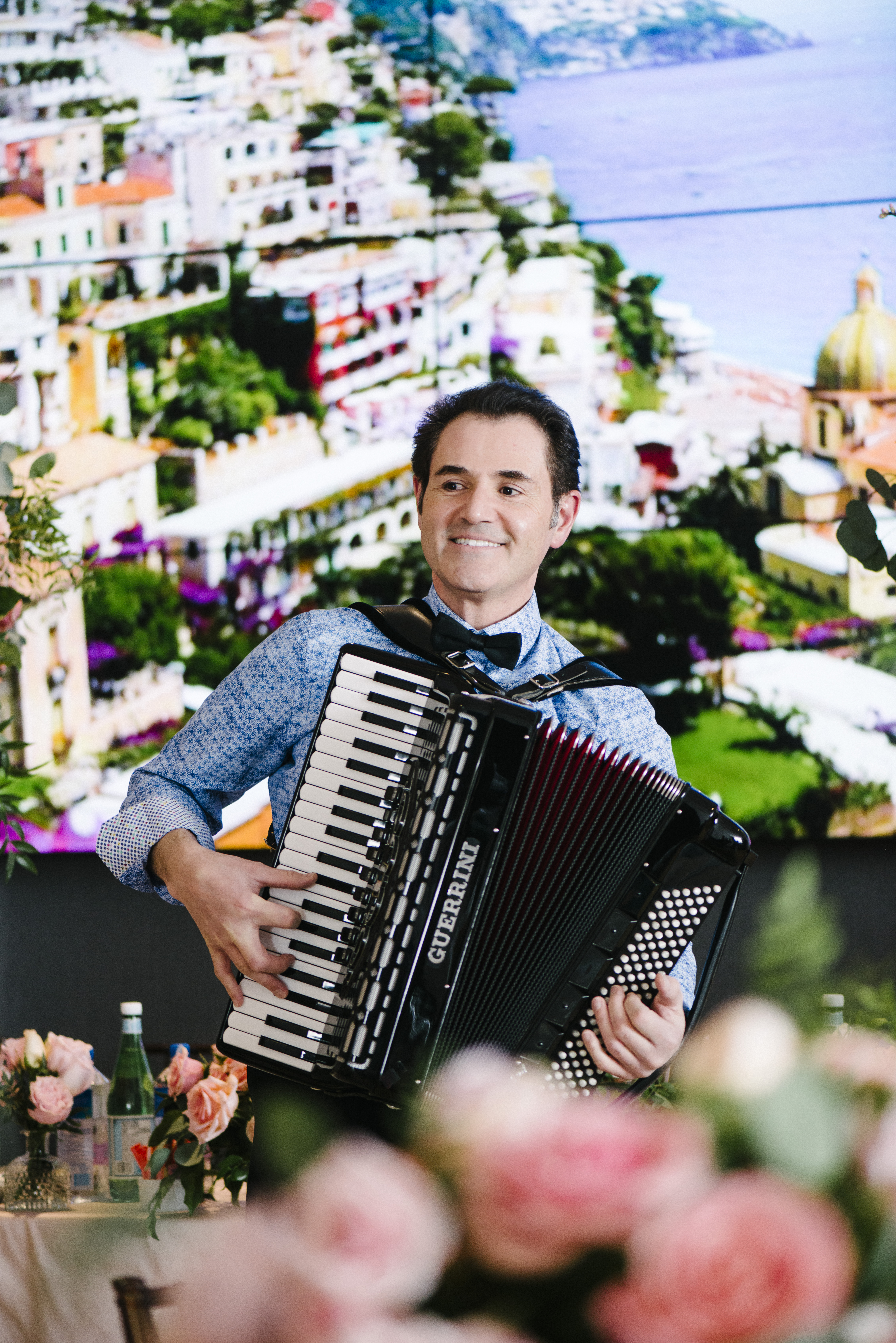 Sara's bridal shower accordion performance