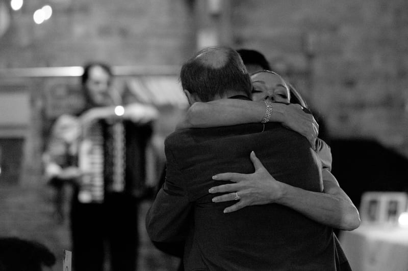 Wedding ceremony accordion performance